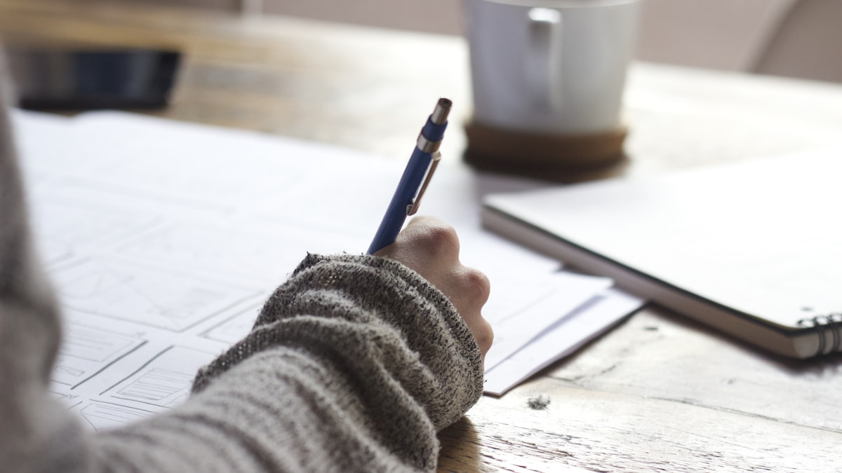 Sketching game ideas before building — design comes before tools
